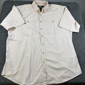 Cabela's XLT Men's Tan Short Sleeve Hunting Shirt